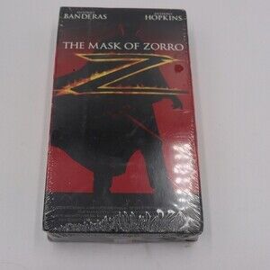 SEALED VHS Tape Mask of Zorro Vintage Cult Classic Movie
